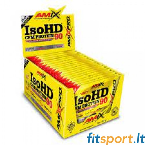 AmixPro IsoHD 90 CFM proteīna paraugu iepakojums (20 porcijas pa 30 g katra) 